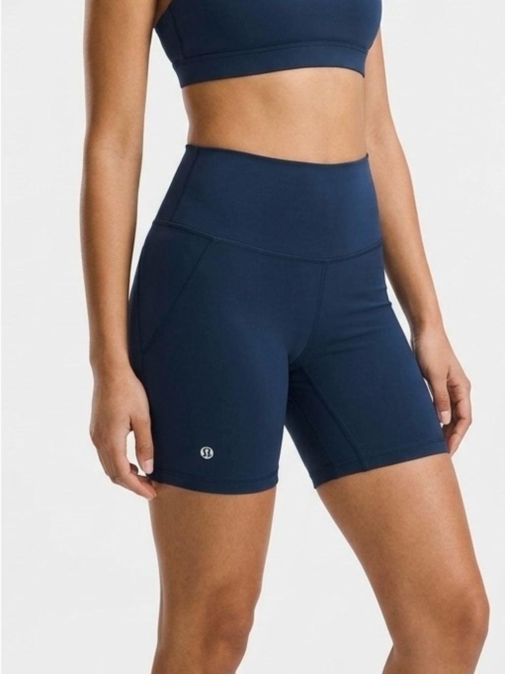 Lululemon Base Pace High Rise Short 6 True Navy Size 8 Minimalist Elevated Basic